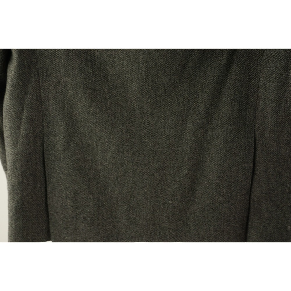 Debenhams Flannel Wool Notch Lapel Two Button Sport Coat Men's 46L Gray Portugal - Picture 9 of 9